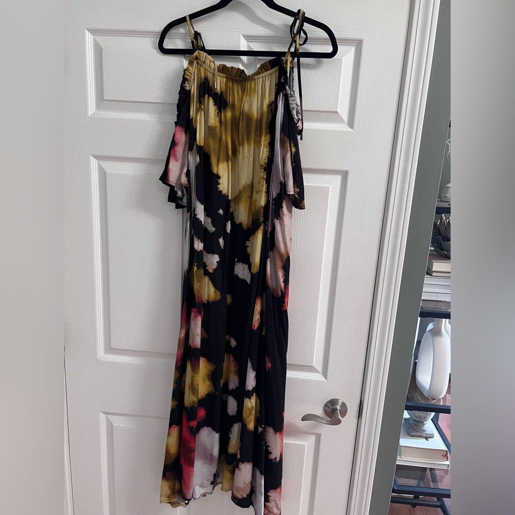 Multicolor Tie-Dye Maxi Dress